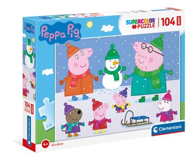 Clementoni 23752 - 104 Teile Maxi Puzzle - Peppa Pig