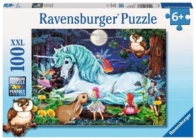 Im Zauberwald (mit Einhorn) - Puzzle 100 Teile