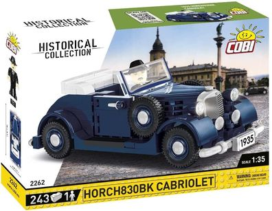 Cobi 2262 - Konstruktionsspielzeug - WWII: 1935 HORCH 930 Cabriolet