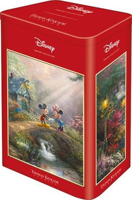 Thomas Kinkade - Disney, Mickey & Minnie - 500 Teile Puzzle in Nostalgiedose