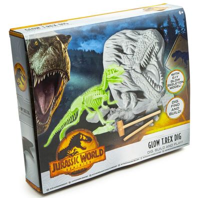 Jurassic World - Leuchtende T-Rex - Ausgrabung Spielset