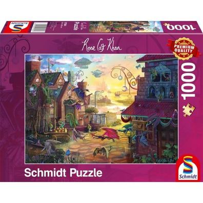 Drachenpost - Puzzle 1000 Teile - Rose Cat Khan