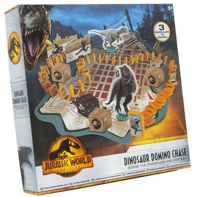 Jurassic World - Dinosaurier-Domino-Jagd Spiel