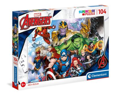 Clementoni 25718 - 104 Teile Puzzle - Avengers