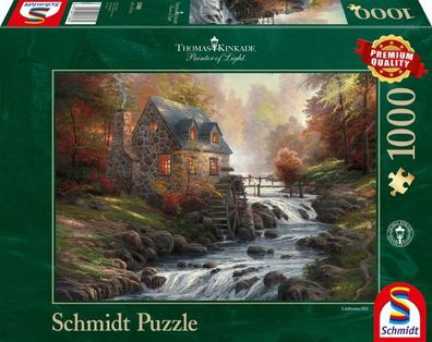 Thomas Kinkade - Bei der alten Mühle - 1000 Teile Puzzle