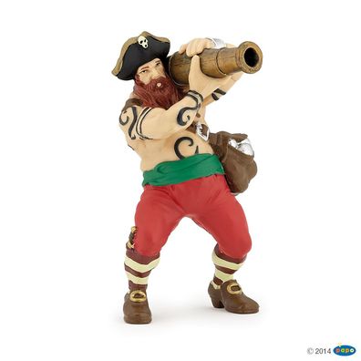 Papo 39439 - Spielfigur - Pirat mit Kanone