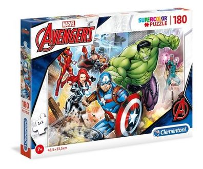 Clementoni 29295 - 180 Teile Puzzle Supercolor - The Avengers