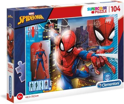 Clementoni 27118 - 104 Teile Puzzle - Spiderman