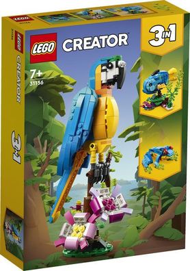 LEGO® 31136 - Creator Exotischer Papagei (253 Teile)