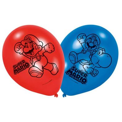 Super Mario - Latexballons 6 Stk