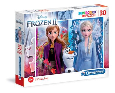 Clementoni 20251 - 30 Teile SuperColor Puzzle - Disney Frozen 2 / Die Eiskönigin 2