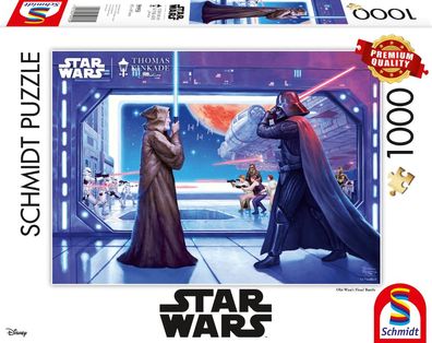 Lucas Film, Star Wars, Obi Wan's Final Battle - 1000 Teile Puzzle