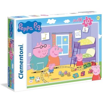 Clementoni 26438 - 60 Teile Maxi Puzzle - Peppa Pig