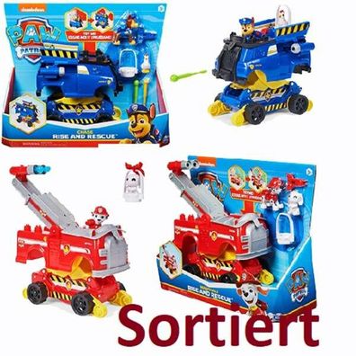 Spin Master 39982 - Paw Patrol - Rise and Rescue Feature Fahrzeug (Chase und Marshall