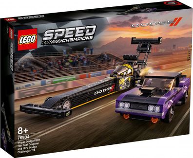 LEGO® Speed Champions 76904 - Mopar Dodge/ /SRT Dragster & 1970 Dodge Challenge