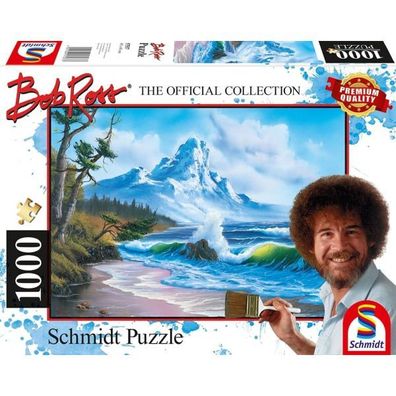 Berg am Meer - Puzzle 1000 Teile - Bob Ross