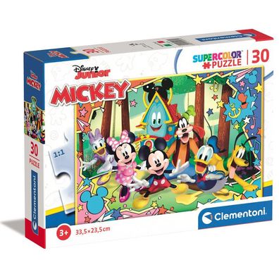 Clementoni 20269 - 30 Teile Puzzle - Supercolor - Disney Mickey Mouse