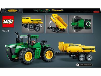LEGO® 42136 - Technic John Deere 9620R 4WD Tractor (390 Teile)