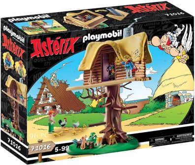 Playmobil® 71016 - Asterix Troubadix mit Baumhaus - Spielset