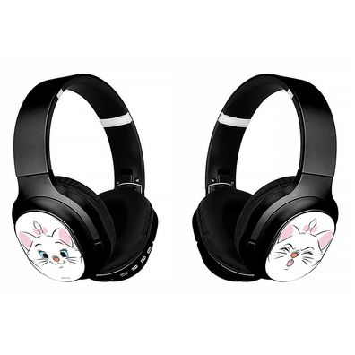 Wireless Stero Headphones with micro - Marie 001 Disney White