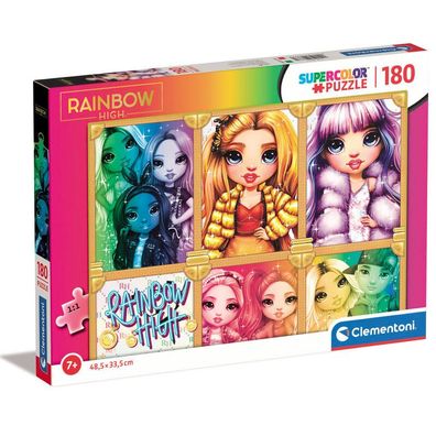 Clementoni 29777 - 180 Teile Puzzle - Supercolor - Rainbow High
