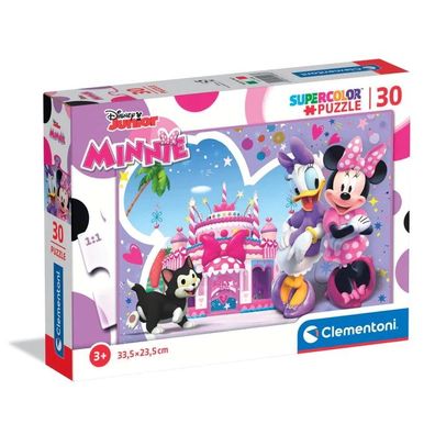 Clementoni 20268 - 30 Teile Puzzle - Supercolor - Disney Minnie Mouse