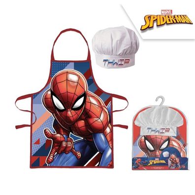 Marvel Spiderman - Kochschürze + Hut