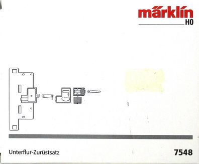 Märklin H0 7548 Unterflur-Zurüstsatz 1 Satz - OVP NEU
