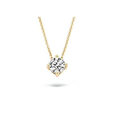 Kette - 585 Gelbgold - Zirkonia-Anhänger