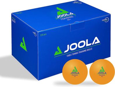 JOOLA 120 Tischtennisbälle Training orange 40+