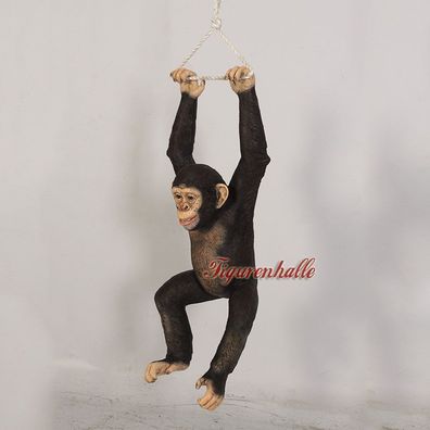 Affe Zoo Urwald lebensecht Figur Statue Skulptur Jungel Deko Schimpanse Deko