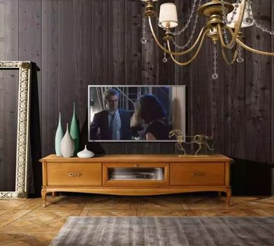 Sideboard Kommoden Möbel Braun TV-Ständer Luxus Wohnzimmer Holz Neu