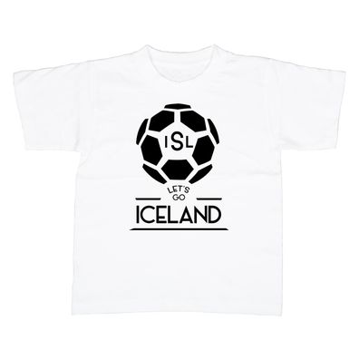 Kinder T-Shirt Football Iceland