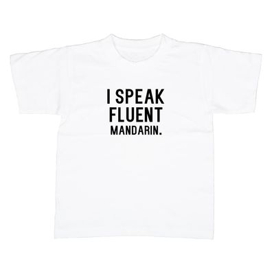 Kinder T-Shirt I speak fluent mandarin