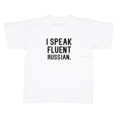 Kinder T-Shirt I speak fluent russian
