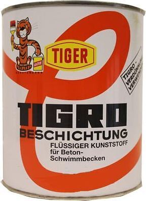 Tiger Tigro Beschichtung Flüssigkunststoff für Beton-Schwimmbecken blau 3l