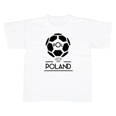 Kinder T-Shirt Football Poland