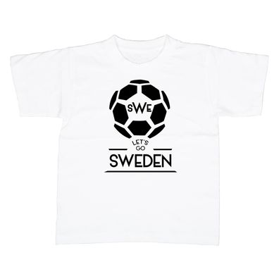 Kinder T-Shirt Football Sweden