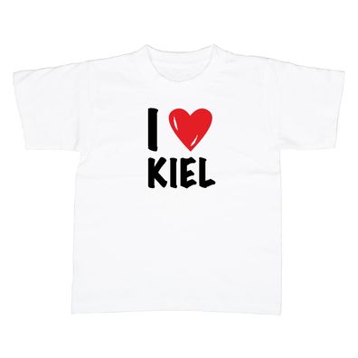 Kinder T-Shirt I love Kiel