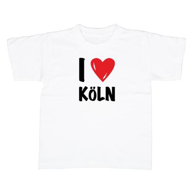 Kinder T-Shirt I love Köln