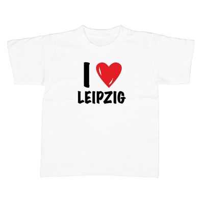 Kinder T-Shirt I love Leipzig