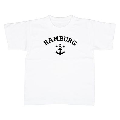 Kinder T-Shirt Hamburg Anker Sterne