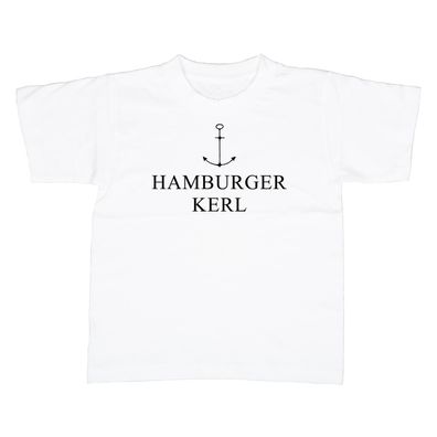 Kinder T-Shirt Hamburger Kerl klassisch