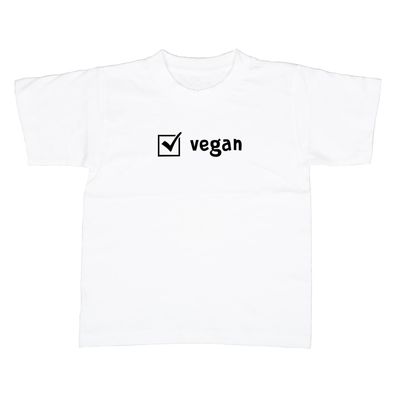 Kinder T-Shirt Checkbox vegan