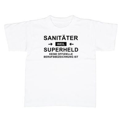 Kinder T-Shirt Sanitäter - Superheld