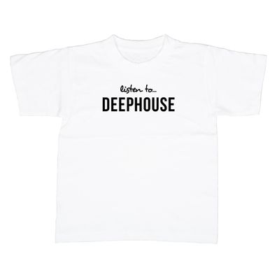 Kinder T-Shirt Listen to Deephouse