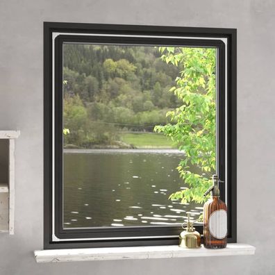 vidaXL Magnet-Insektenschutz für Fenster Weiß 120x140 cm