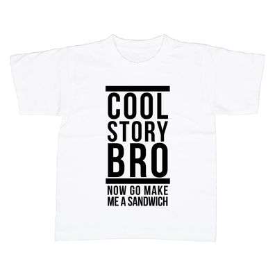 Kinder T-Shirt cool story Bro