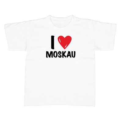Kinder T-Shirt I love Moskau