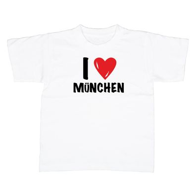 Kinder T-Shirt I love München